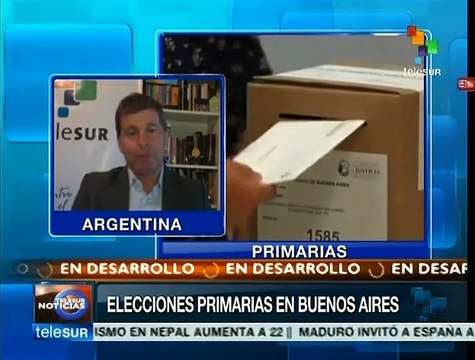 Se realizan sin contratiempos las elecciones primarias en Buenos Aires