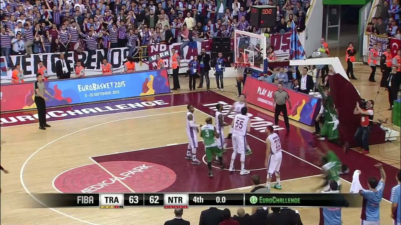 Basket - Eurochallenge : L'incroyable panier de la victoire pour Nanterre et Campbell !