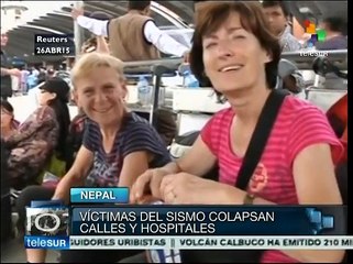 Cámaras de seguridad captan el terremoto en Nepal