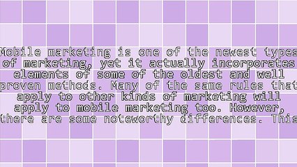 What You Should Know About Mobile Marketing