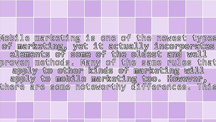 What You Should Know About Mobile Marketing