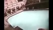 CCTV Footage of Swimming Pool during Earthquake in Nepal