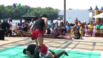 Cambodian Kickboxing Shows Case at Water Festival in Lowell, MA (Cambodia news in Khmer)