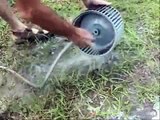 HVAC Blower cleaning.