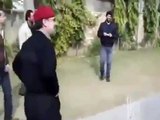 Defence Analyst of Pakistan Zaid Hamid Playing Cricket