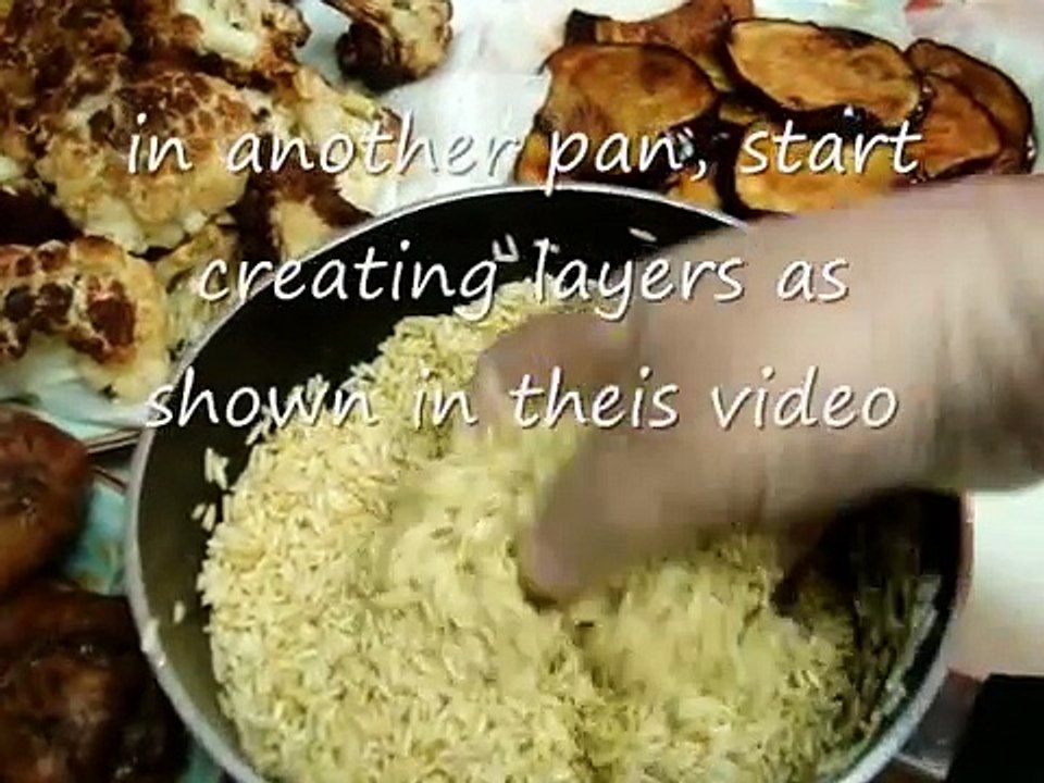 Arabic Food easy Recipe Chicken Maqlooba مقلوبة بالدجاج