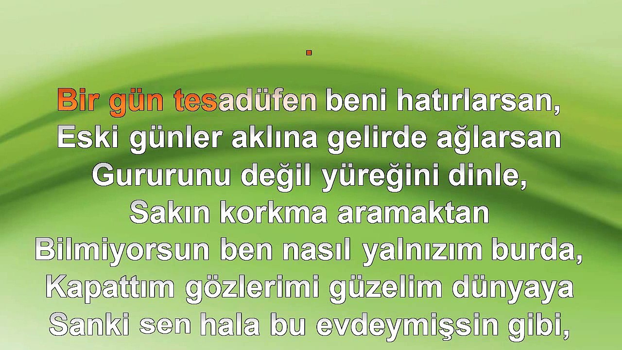 Ebru Gündeş - Hic Bir Zaman - 2011 TÜRKÇE KARAOKE