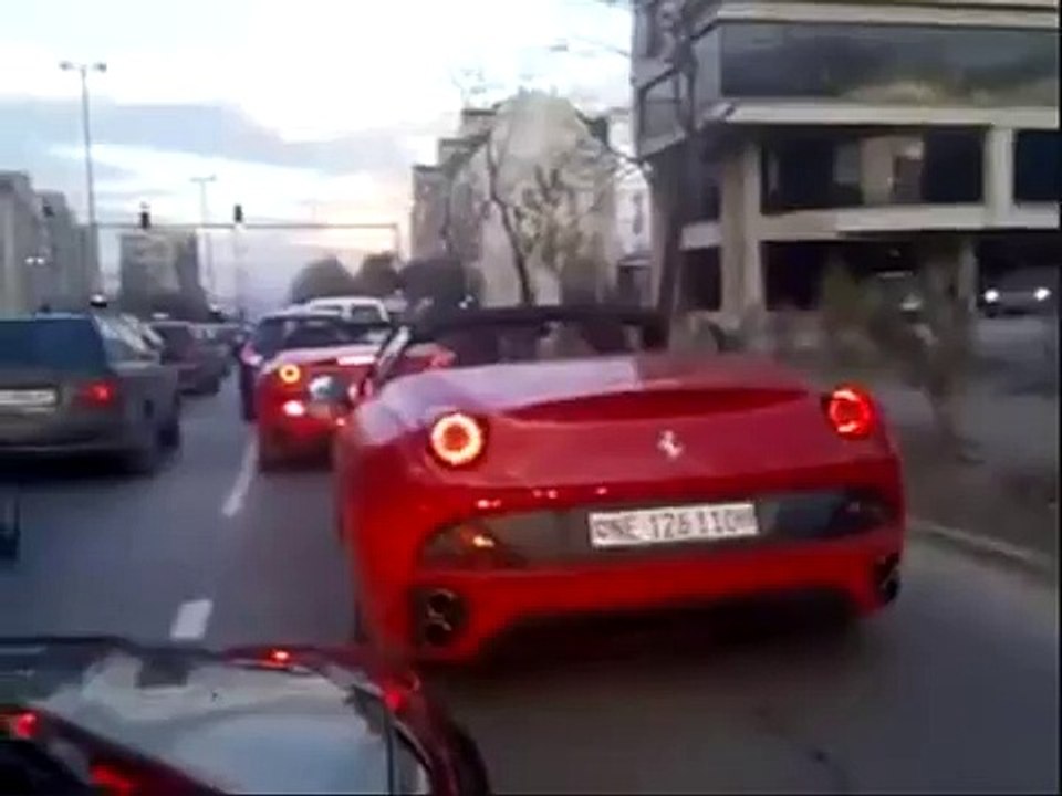 Ferrari Crash