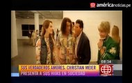 Christian Meier en el Avant Premiere AsuMare2 junto a sus dos hijas