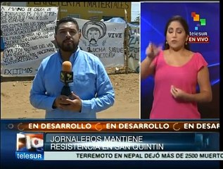 Download Video: México: jornaleros de San Quintín se verán con empresarios en breve