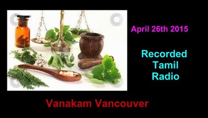 Vanakam Vancouver 2015-04-26