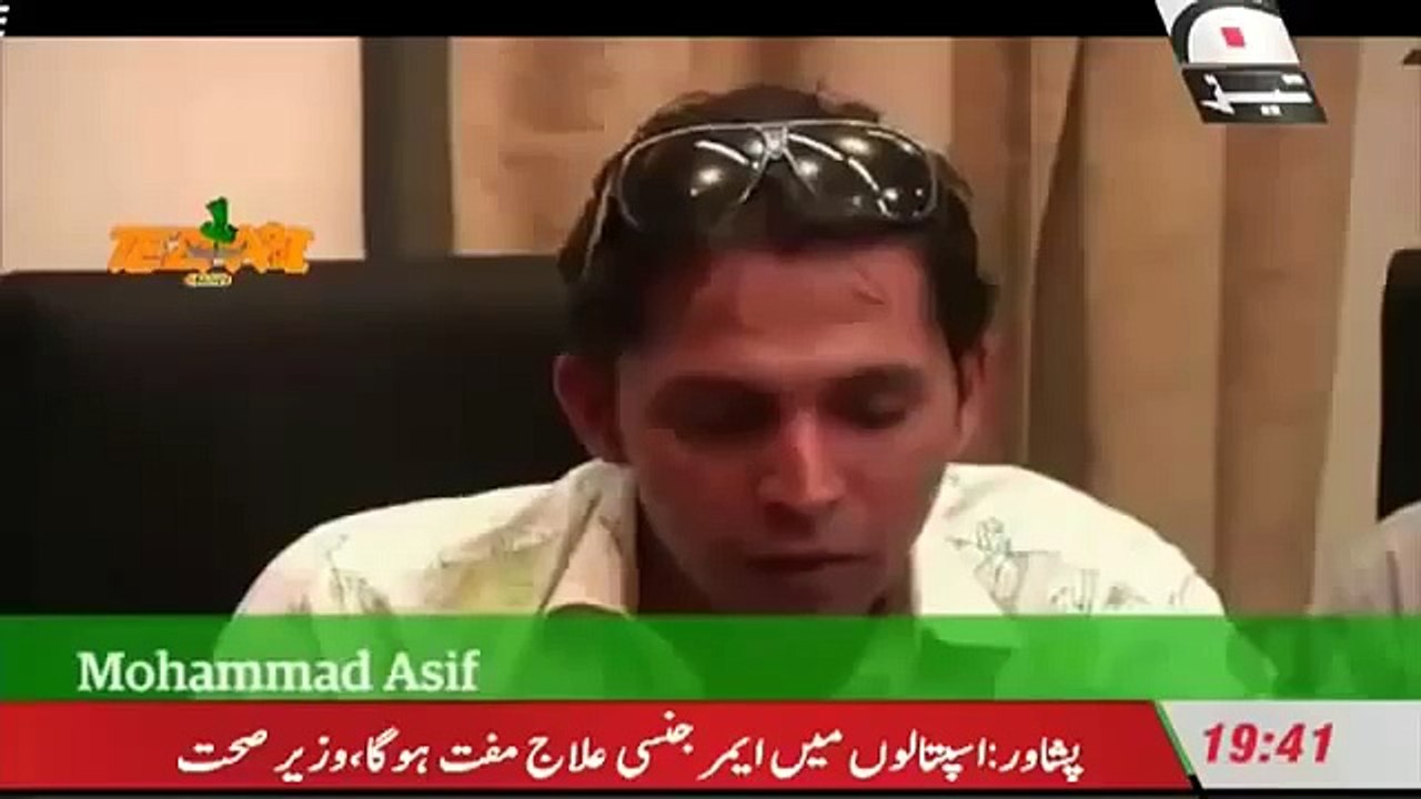 Tezabi Totay Mohammad Asif Cricketer funny Interview Geo Tez