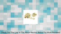 50 Pcs Metal Mini Flower Leaf Jewelry Case Box Lock Hasp Staple Set Review