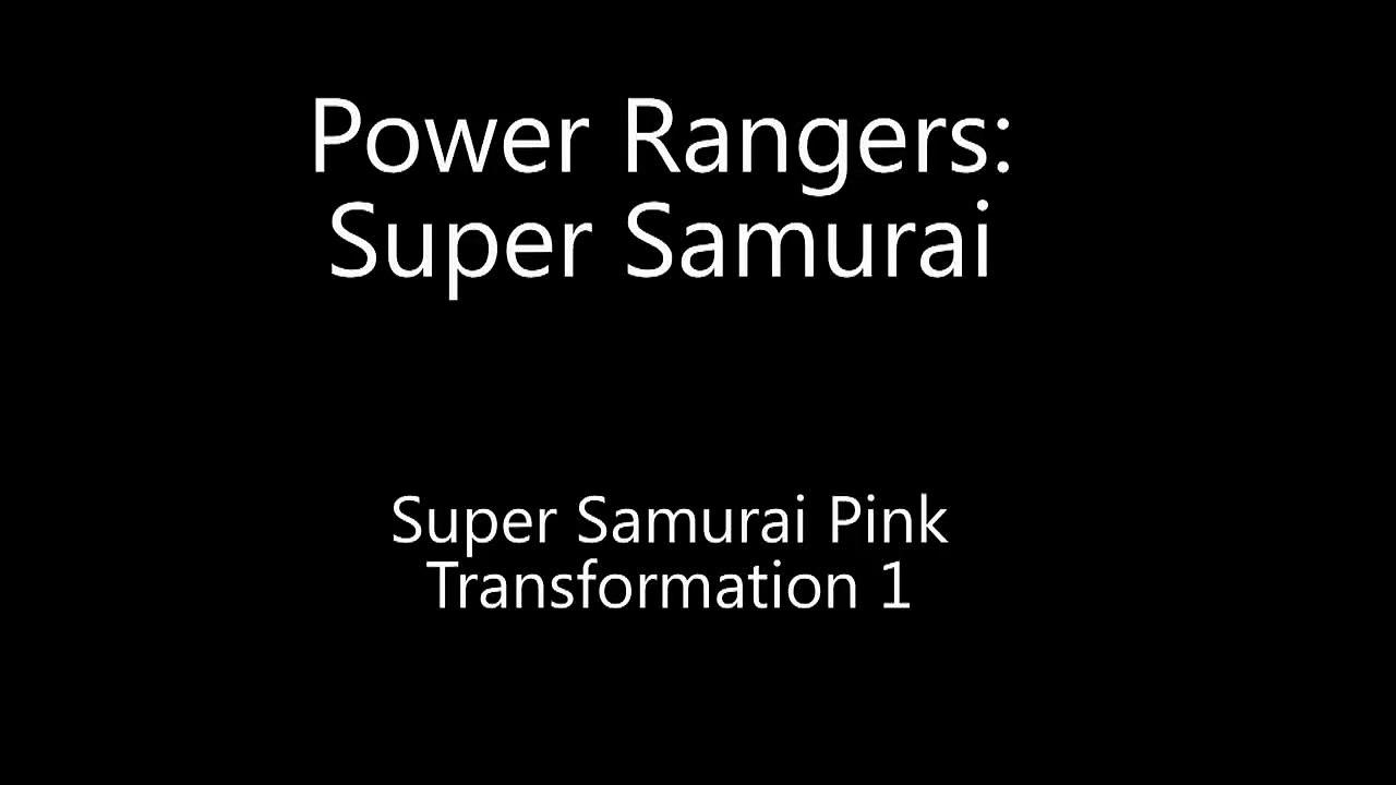 Power Rangers Super Samurai - Super Samurai Pink Ranger Transformation 1 (HD)