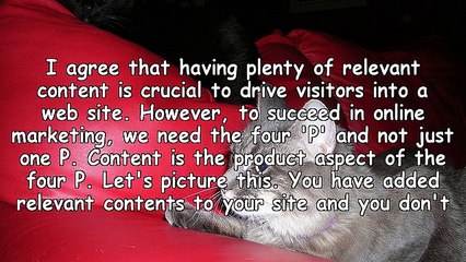 Having Content Is Not Enough