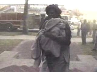 Firefighter Falls From a Ladder