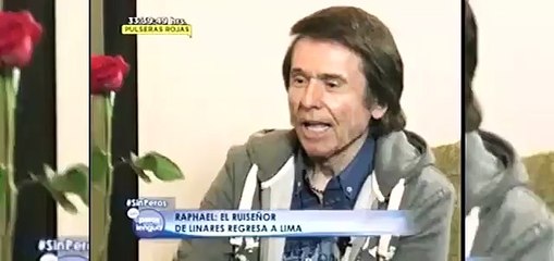 Raphael en Lima: El español feliz de cantar en nuestro país