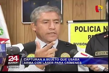 Callao: cae sicario que usaba sofisticada arma para acabar con sus víctimas