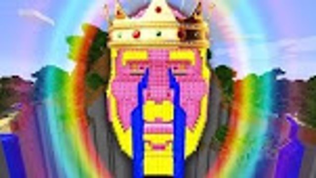 LUCKY PINK BLOCKS KING TEMPLE OF NOTCH LAND MOD CHALLENGE - MINECRAFT MODDED MINI-GAME!