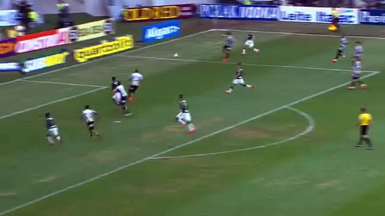 Gol de Leandro Pereira Palmeiras 1 x 0 Santos - Paulistão 26-04-2015