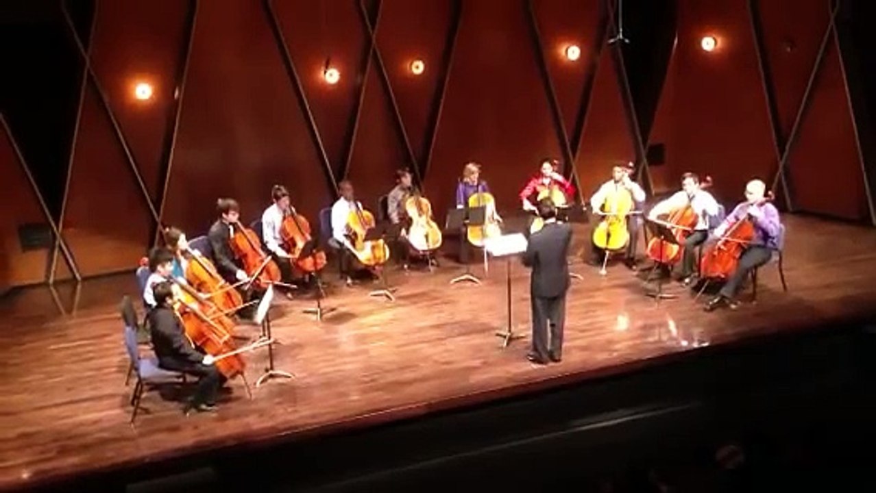 Pachelbel Canon in D Major - TCU Cello Ensemble (2012)