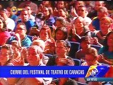 Rodríguez: 975 mil personas asistieron al Festival Internacional de Teatro Caracas