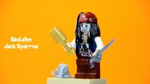 LEGO Pirates of the Caribbean™ Jack Sparrow, Davy Jones KnockOff Minifigures