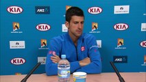 Novak Djokovic press conference (SF) - Australian Open 2015