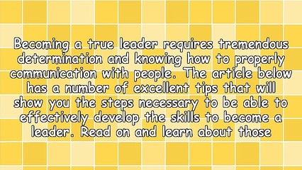 Tops Tips About Leadership That Anyone Can Follow