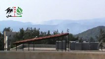 اللاذقية: تصاعد الأدخنة من جبل التركمان بسبب القصف المستمر4-5-2013