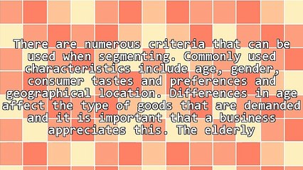 Important Information On Market Segmentation Strategy