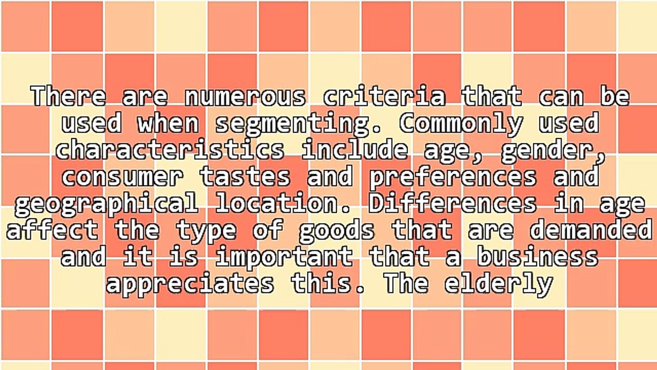 Important Information On Market Segmentation Strategy