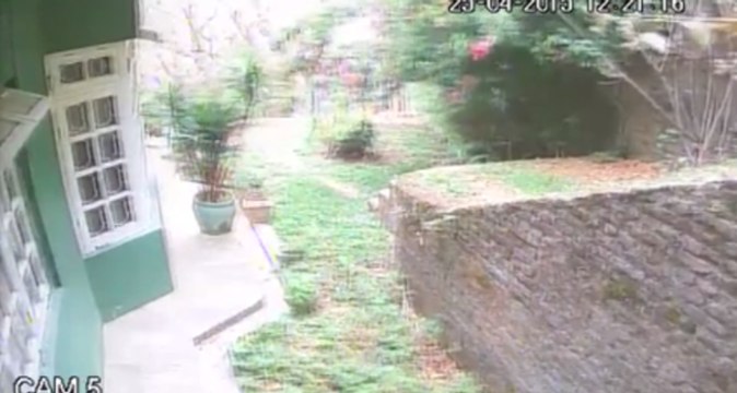 CCTV Catches Violence of Nepalese Earthquake