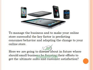 The Future of ecommerce for Small Business