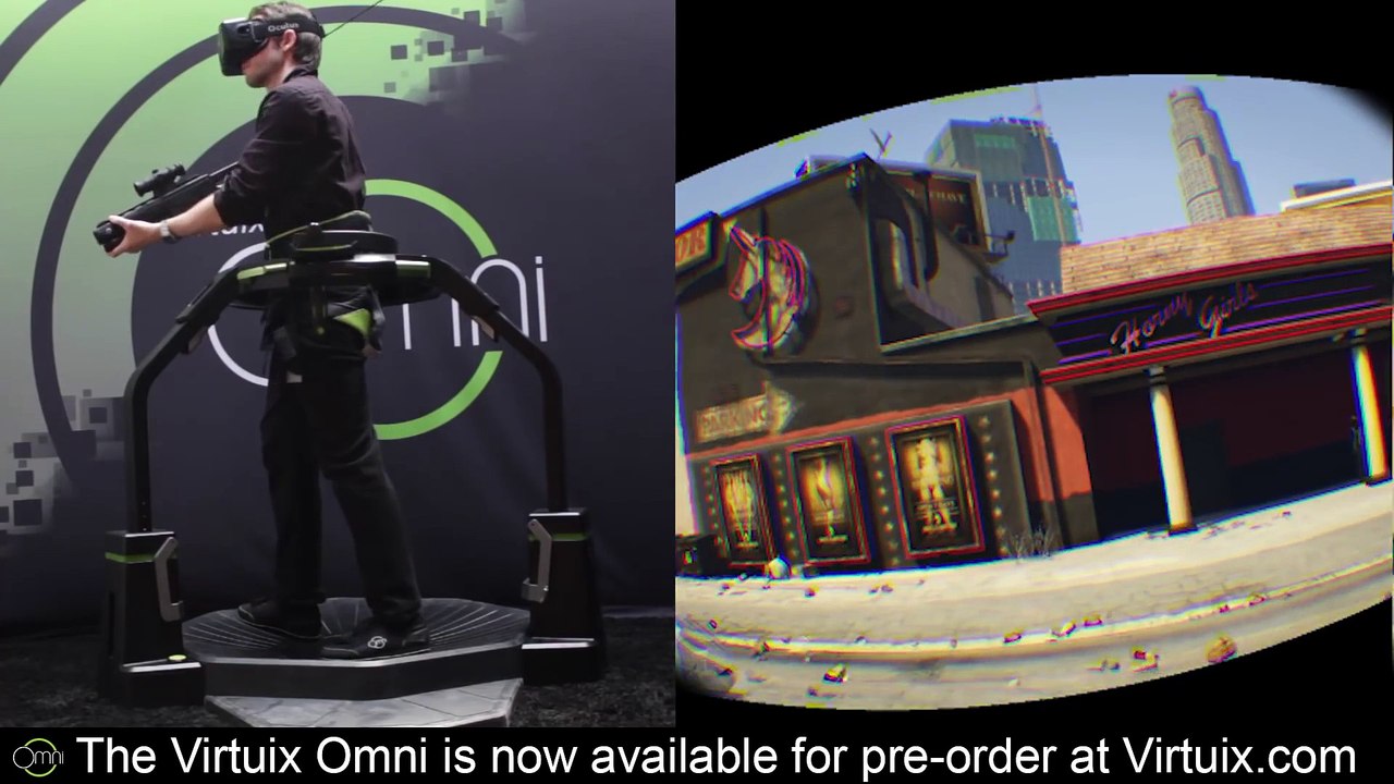 Le jeu vidéo de demain: le tapis Virtuix Omni et l'Oculus Rift sur GTA V