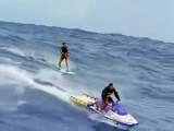 Surfing Huge Waves in Hawaii