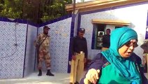 Woman & People Exposing EC, Rangers In A Polling Station NA-246