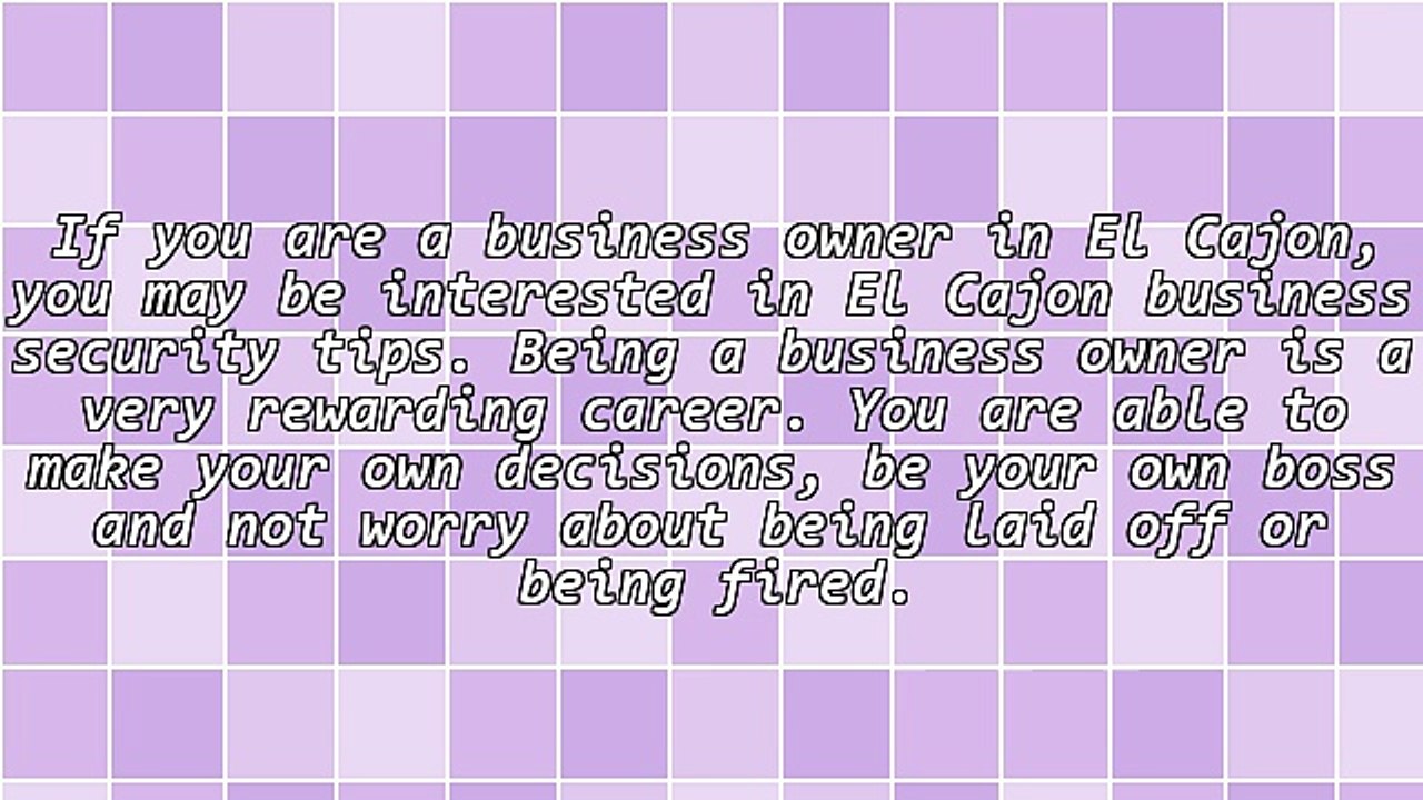Help For The Business Owner: El Cajon Business...