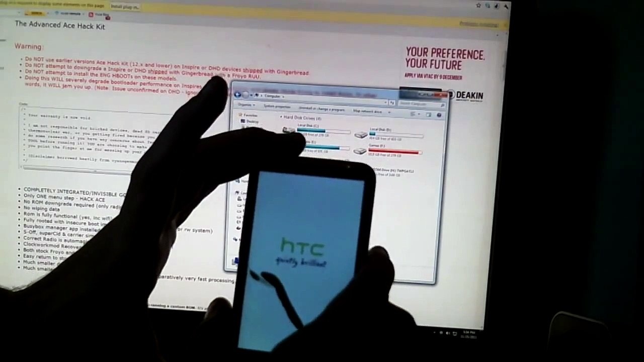 root htc desire hd running android 2.3.3