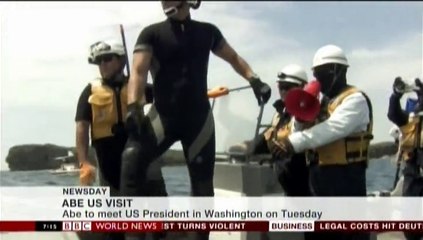 BBC 安倍氏訪米　辺野古 現地報告 & Jeff Kingstone コメント