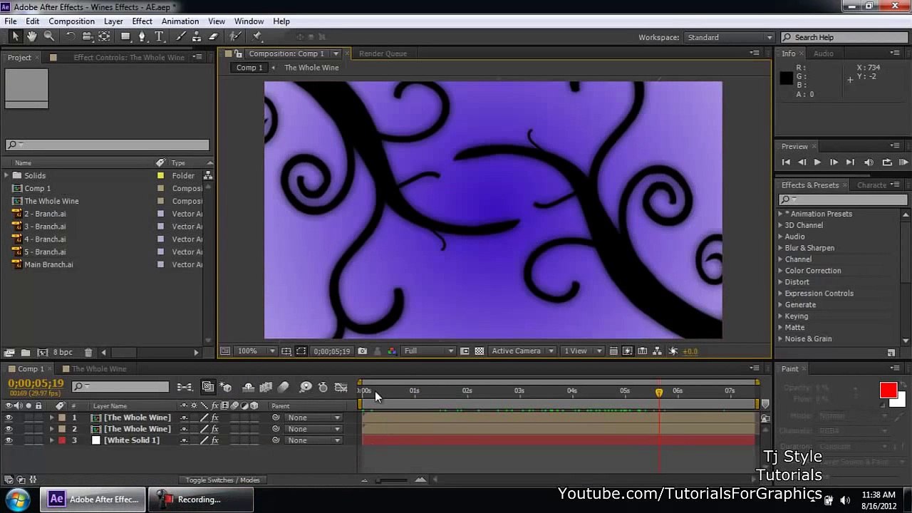 Adobe After Effects CS6 For Beginners - Shortcut For Rotation - 17