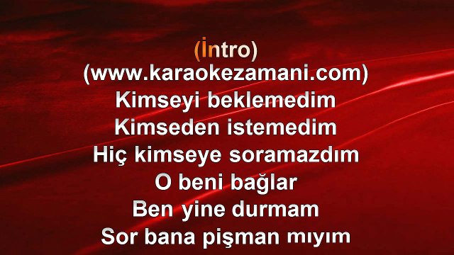 Duman - Sor Bana Pişman Mıyım - 2011 TÜRKÇE KARAOKE