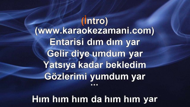 Düğün Dernek - Entarisi Dım Dım Yar - 2013 TÜRKÇE KARAOKE