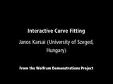Interactive Curve Fitting