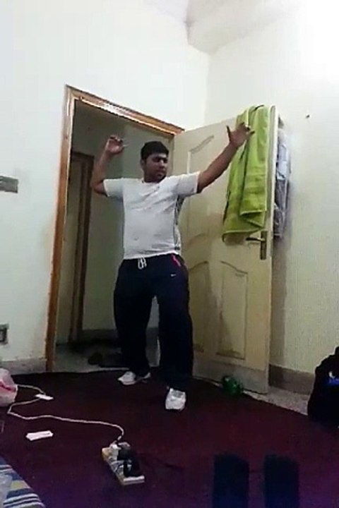 slow motion bhangra by a Pakistani boy