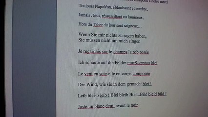 Lieders Franz Schubert...