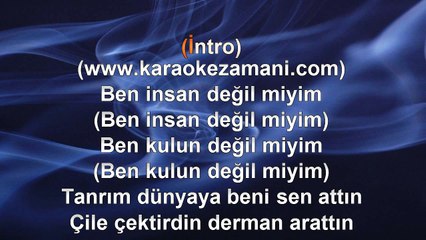 Ebru Gündeş - Ben İnsan Değilmiyim - 2003 TÜRKÇE KARAOKE