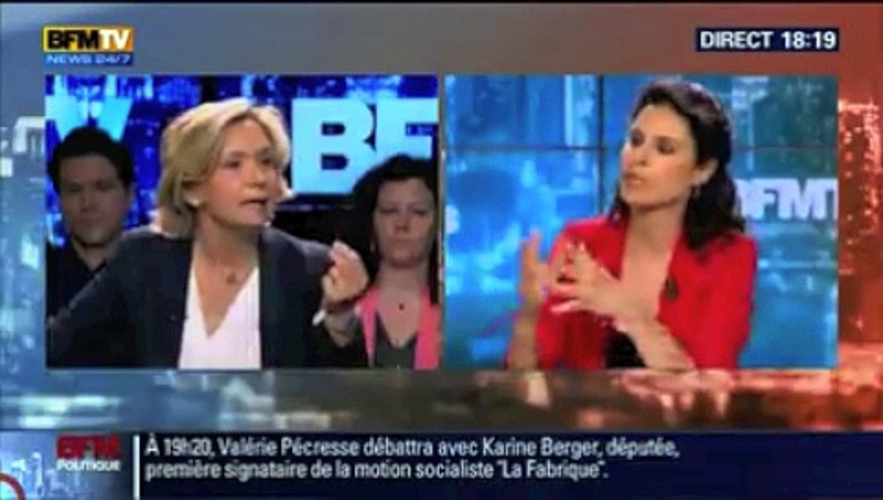 Valérie Pécresse invitée de BFM Politique le 26 avril 2015