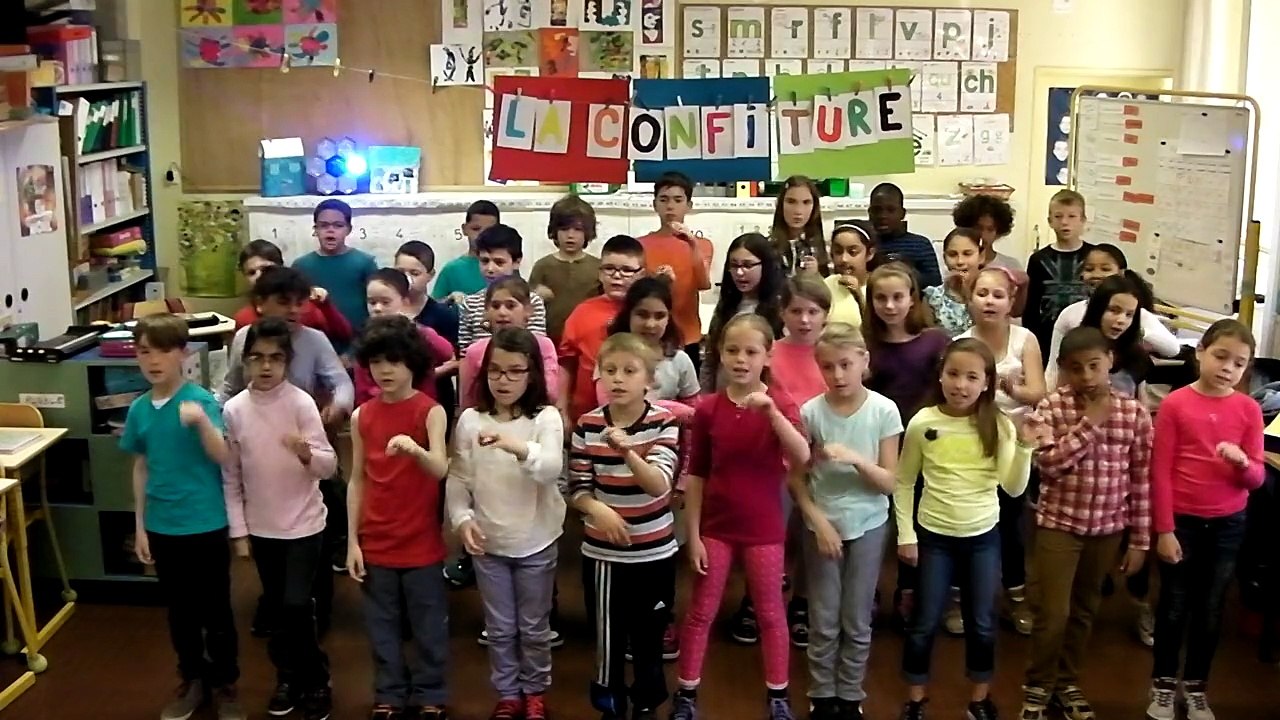 Ecole en choeur - Académie de Nice - Ecole Ray-Gorbella - Nice - La confiture - CLIS CM1B - Avril 2015