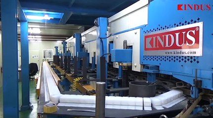 KINDUS - Mineral(Rock)-wool Sandwich Panel Production Line(PUR Side Injection system)
